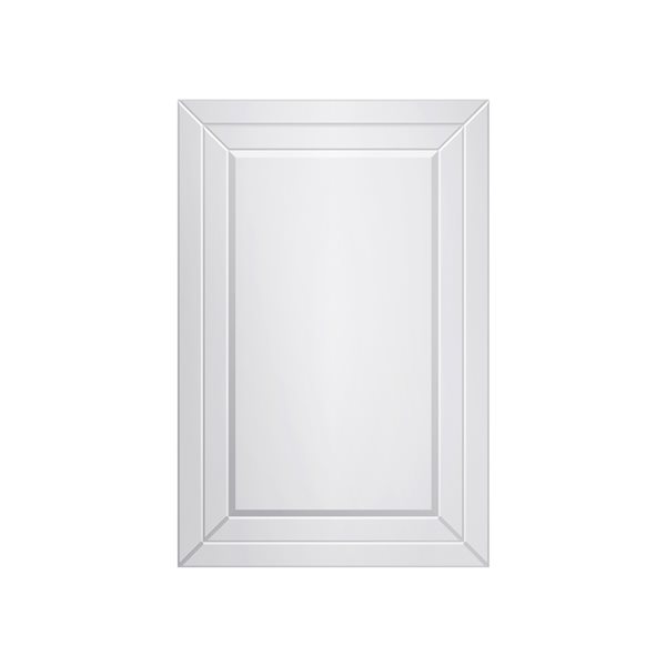 Miroir Beach rectangulaire de 24 po pour salle de bains par A&E Bath and Shower