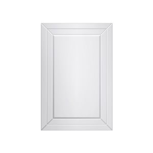 Miroir Beach rectangulaire de 24 po pour salle de bains par A&E Bath and Shower