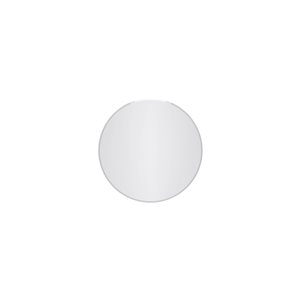 A&E Bath and Shower Cairo 18-in Round Frameless Bathroom Mirror