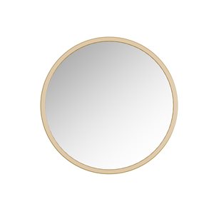 Miroir Halcyon circulaire de 24 po pour salle de bains par A&E Bath and Shower, doré