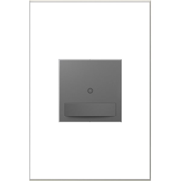 Legrand adorne 15/20 A Single-Pole/3-Way Magnesium Illuminated Touchless Light Switch