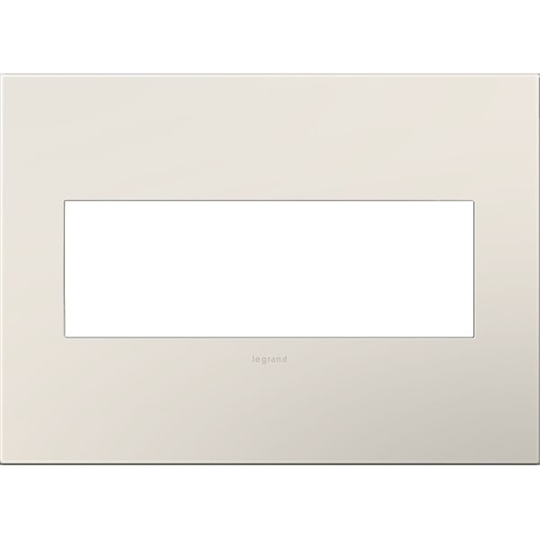 Legrand adorne 3-Gang Light Almond Wall Plate