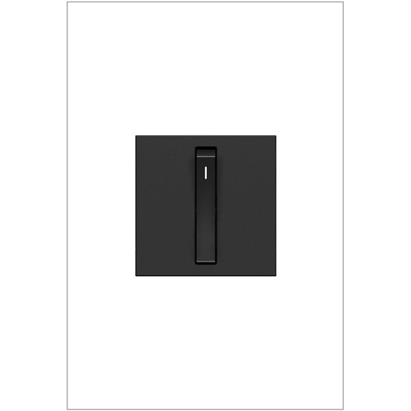 Legrand adorne 15 A Single-Pole/3-Way Graphite Rocker Light Switch