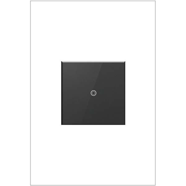 Legrand adorne 15 A Single-Pole/3-Way Graphite Illuminated Touch Light Switch