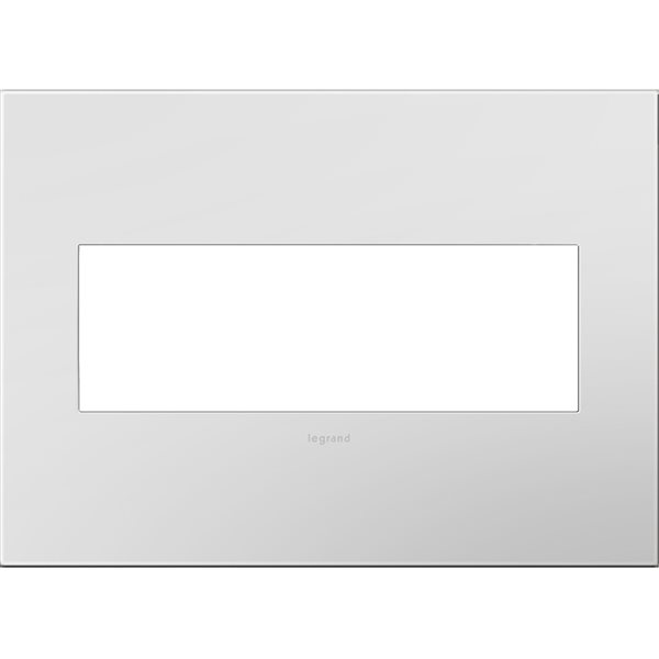 Legrand adorne Powder White 3-Gang Wall Plate