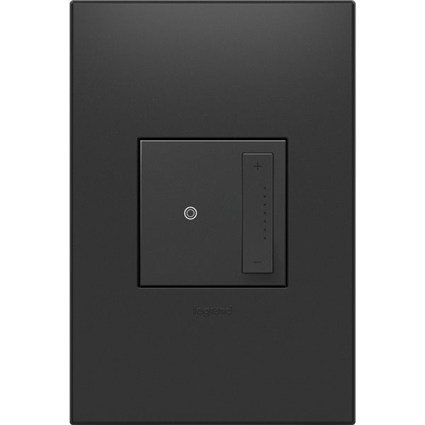 Legrand adorne Single-Pole/3-Way SofTap Graphite Grey Light Dimmer