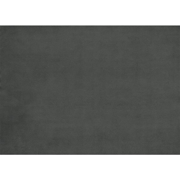 Hometrend Tolley Modern Grey Velvet Sofa