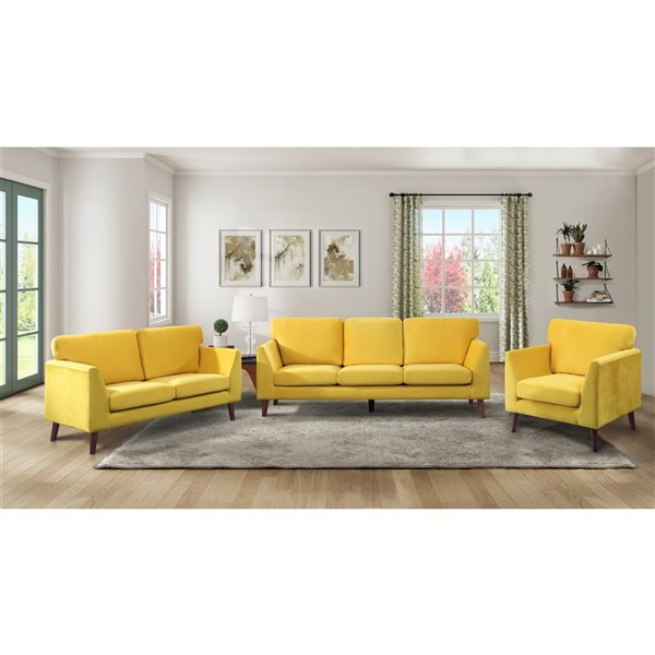 Mustard living on sale room set