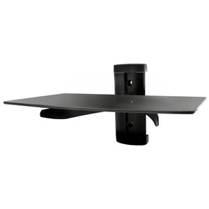 MegaMounts Fixed Black Wall TV Mount for TVs up to 46-in (Hardware Included)