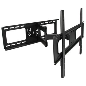 MegaMounts Wall TV Mount Full Motion for TVs up to 70-in (Hardware Included)