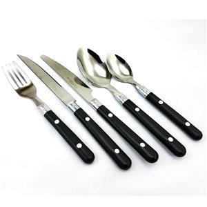 Gibson Home Casual Living Black Traditional Flatware Set - 58-Pack