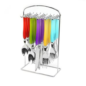 Gibson Home Santoro Multiple Colours Modern Flatware Set - 20-Pack