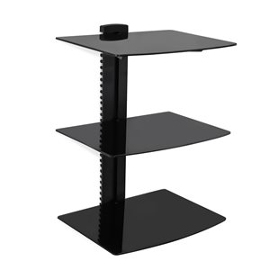 MegaMounts Black Fixed Wall TV Mount for TVs up to 46-in (Hardware Included)
