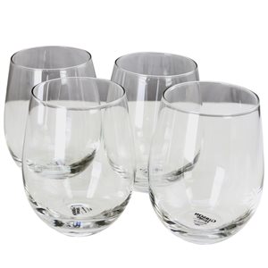 Gibson Home Imagination Clear 18 oz. Stemless Glass - Set of 4