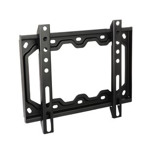 MegaMounts Fixed Wall Black TV Mount for TVs up to 42-in (Hardware Included)