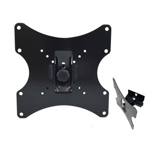 MegaMounts Full Motion Wall Black TV Mount for TVs up to 42-in (Hardware Included)