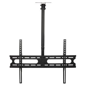 MegaMounts Tilt Ceiling TV Mount for TVs up to 70-in (Hardware Included) - Black