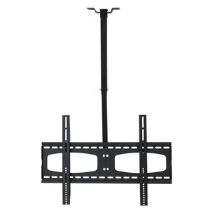 MegaMounts Tilt Wall Black TV Mount for TVs up to 70-in (Hardware Included)