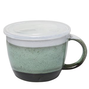 Gibson Home Souper Duper 29-oz Turquoise Soup Cup with Vented Lid