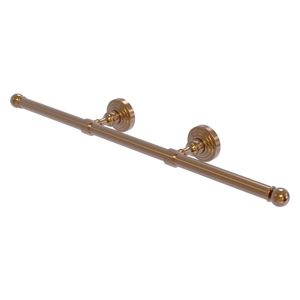 Allied Brass Waverly Place Wall Mount Horizontal Towel Holder in Brushed Bronze