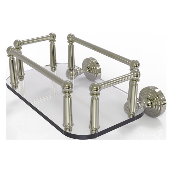 Allied Brass Waverly Place 12-in double Polished Brass Wall Mount