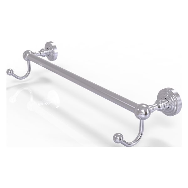 Allied Brass Waverly Place 36-in Satin Chrome Wall Mount Single Towel Bar