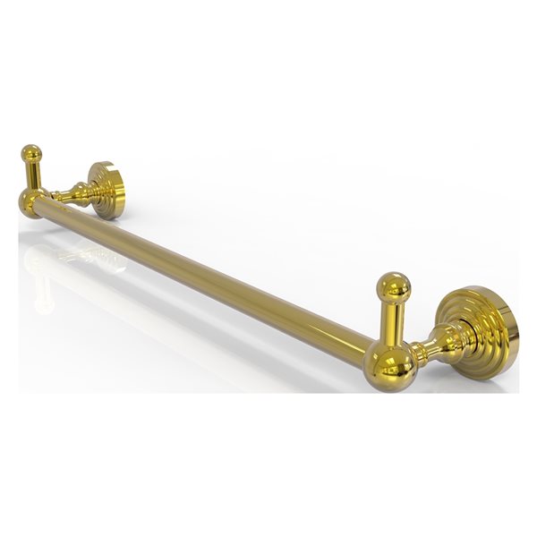 Allied Brass Waverly Place Polished Brass 18-in Wall Mount Single Towel Bar