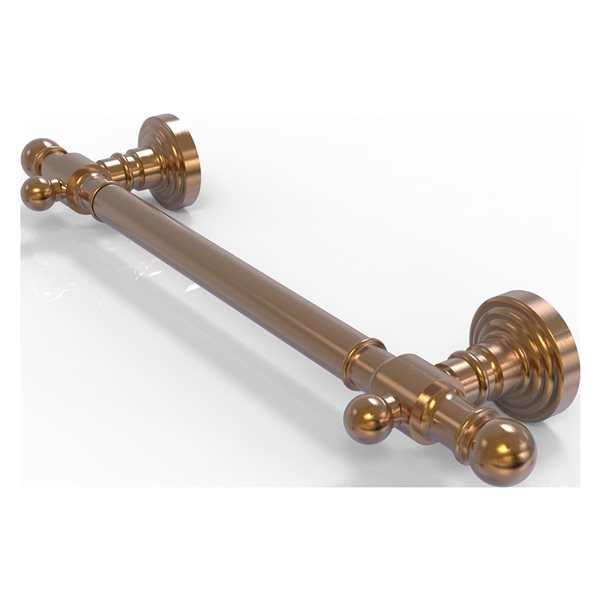 Allied Brass Waverly Place 24-in Brushed Bronze Wall Mount (ADA Compliant) Grab Bar