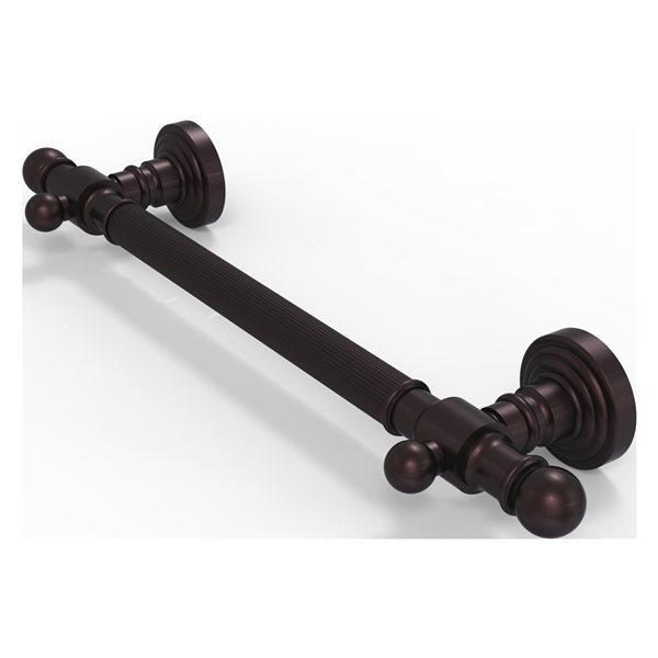 Allied Brass Waverly Place Antique Bronze 32-in Wall Mount (ADA Compliant) Grab Bar