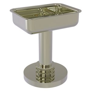 Allied Brass Countertop Polished Nickel Soap Dish