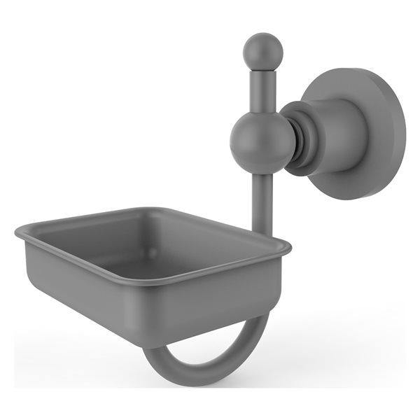 Allied Brass Astor Place Wall Mount Matte Grey Brass Soap Dish