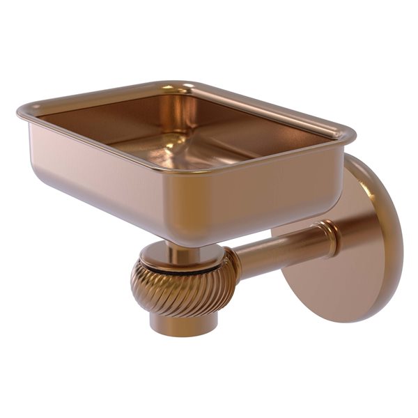 Allied Brass Satellite Orbit One Brushed Bronze Brass Soap Dish