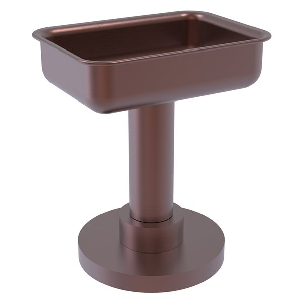 Allied Brass Countertop Antique Copper Brass Soap Dish