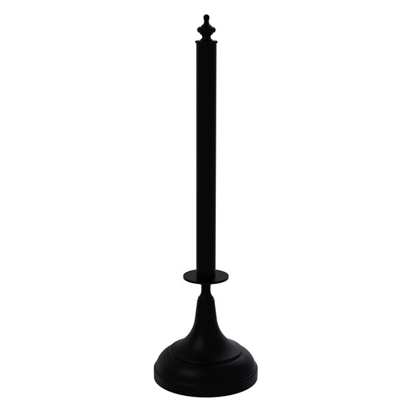 Allied Brass Metal Matte Black Freestanding Paper Towel Holder 1052-BKM ...