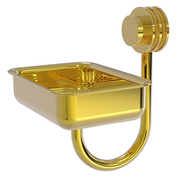 Allied Brass Venus Polished Brass Soap Dish for Wall Mount Installation