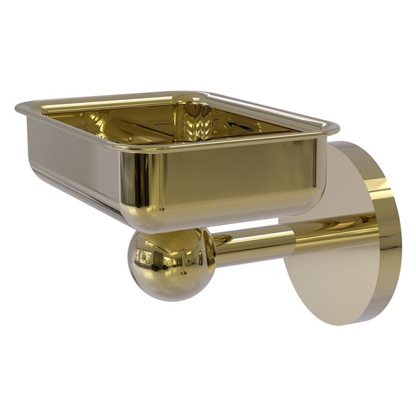 Allied Brass Skyline Wall Mount Unlacquered Brass Soap Dish