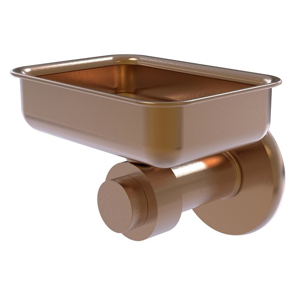 Allied Brass Mercury Wall Mount Brushed Bronze Brass Soap Dish