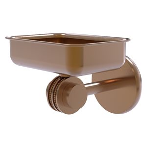 Allied Brass Satellite Orbit Two Brushed Bronze Brass Soap Dish - Wall Mount Installation