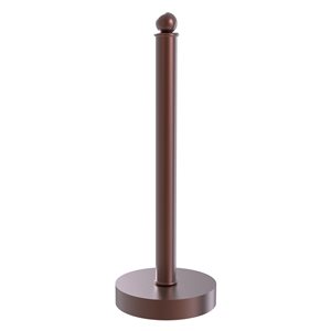 Allied Brass Metal Freestanding Antique Copper Paper Towel Holder