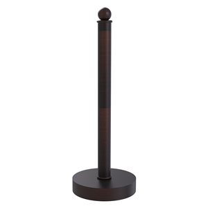 Allied Brass Metal Freestanding Venetian Bronze Paper Towel Holder