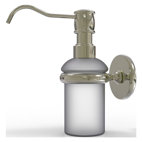 Allied Brass Prestige Skyline Polished Nickel Soap and Lotion Dispenser