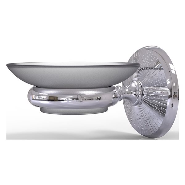 Allied Brass Monte Carlo Polished Chrome Brass Wall Mounted Soap Dish