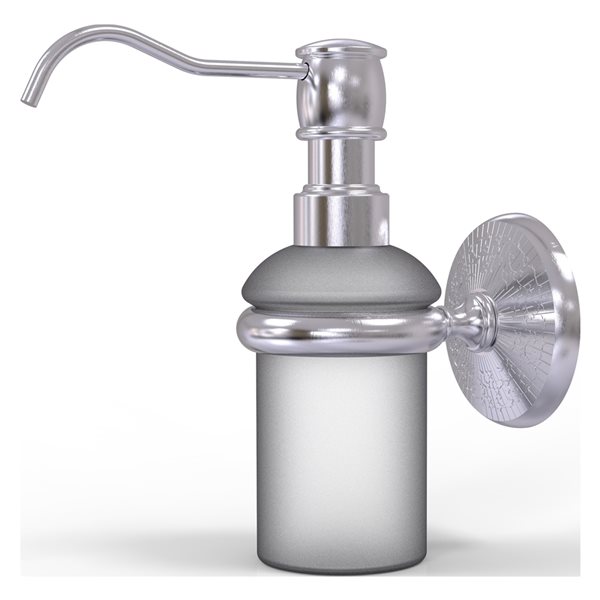 Allied Brass Monte Carlo Satin Chrome Soap and Lotion Dispenser