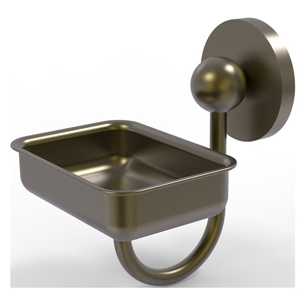 Allied Brass Prestige Skyline Antique Brass Soap Dish