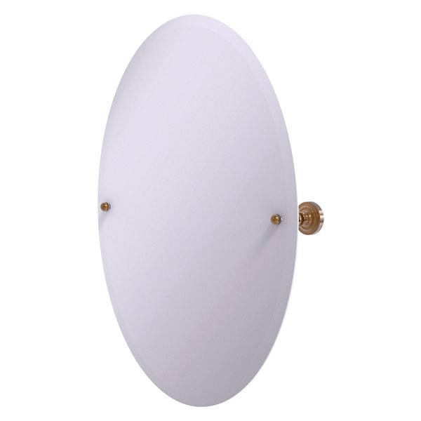Allied Brass Dottingham 29 In Brushed Bronze Oval Frameless Bathroom Mirror Dt 91 Bbr Rona Allied Brass Dottingham 29 In Brushed, Brushed Bronze Oval Mirror