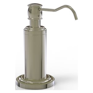 Allied Brass Dottingham Polished Nickel Finish Soap and Lotion Dispenser