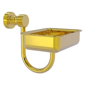 Allied Brass Foxtrot Wall Mounted Polished Brass Soap Dish