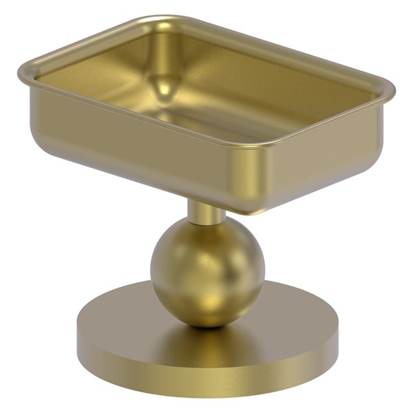 Allied Brass Vanity Top Satin Brass Soap Dish