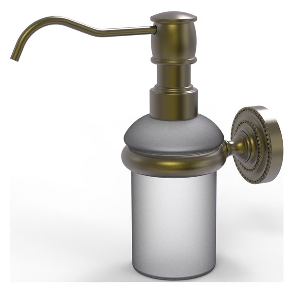 Allied Brass Dottingham Antique Brass Soap and Lotion Dispenser