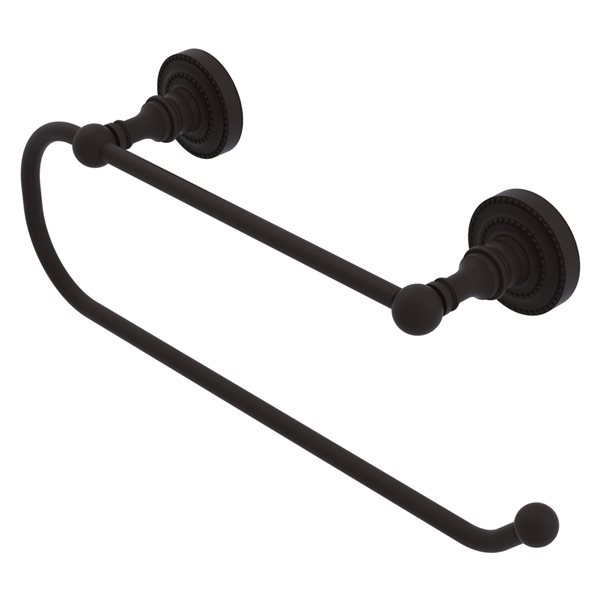 Allied Brass Wall-Mounted Oil Rubbed Bronze Metal Paper Towel Holder DT ...